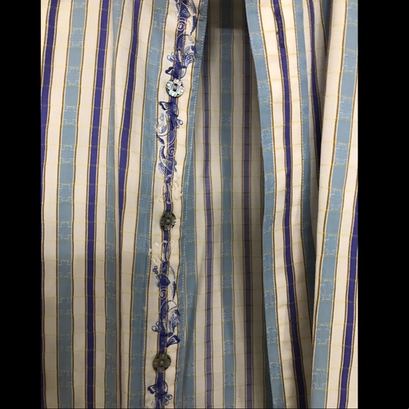 Robert Graham Shirt Mens Button Down Size L - Picture 5 of 8